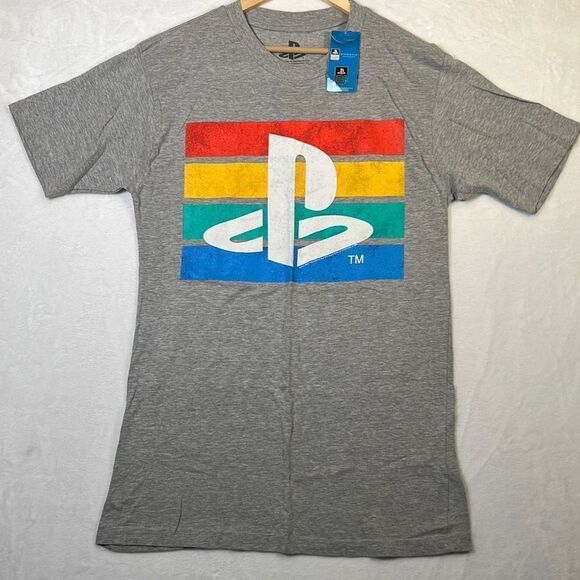 Sony PlayStation Vintage Tall T-shirt -NWT-Men large tall‎ - Picture 1 of 5
